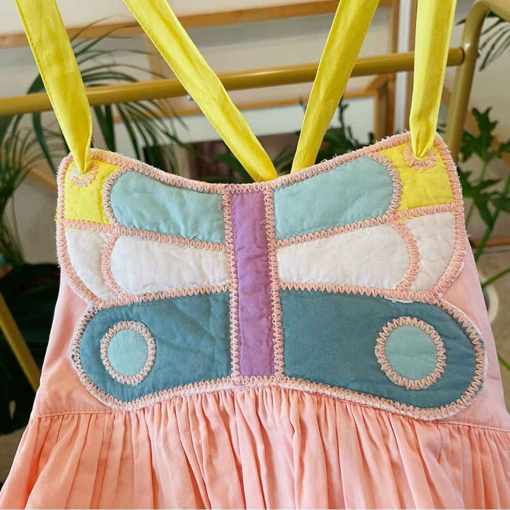 Stella McCartney Kids Pink and Yellow Casual Dress - Picture 3 of 5